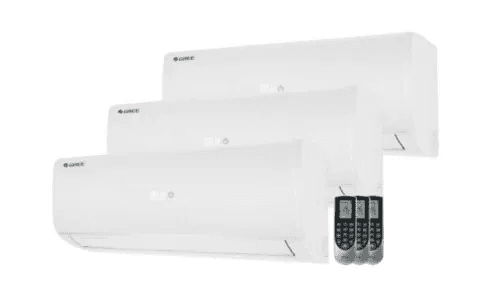 Sistema multi split com múltiplas unidades internas